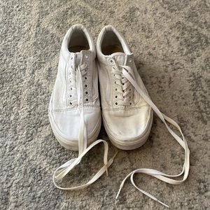 old school white vans